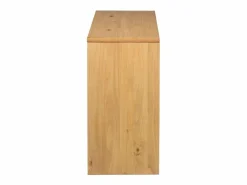 Best Clicnbuy Mesa consola SAUDA madera maciza de pino roble 89,5x36,5x73 cm Marru00f3n
