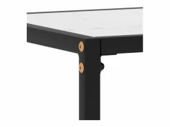 Outlet Mesa consola vidrio templado 80x35x75 cm Consola