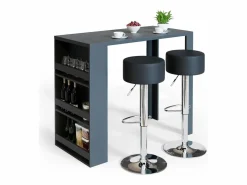 Vicco Mesa de bar antracita 57x117x106 Gris antracita
