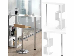 Outlet Mesa de bar 113x39.8x111.8 vincent Mueble Bar
