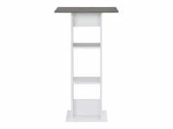 Clearance Mesa de bar color y gris antracita 60x60x110 cm Mesa Alta