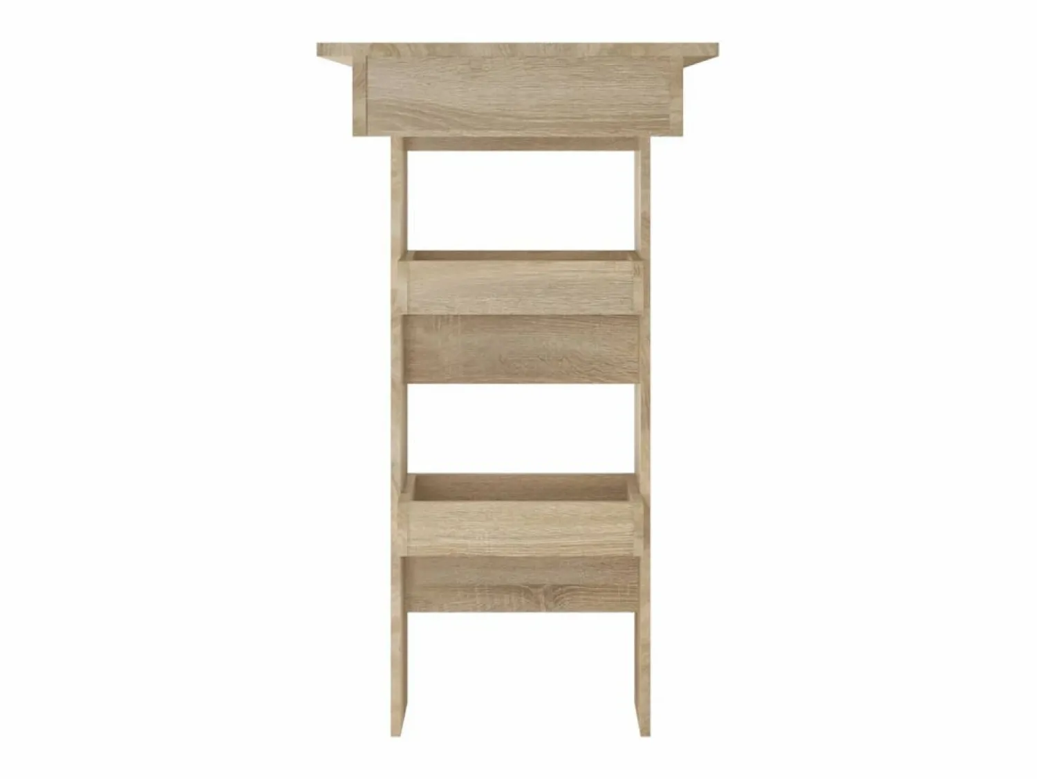 Clicnbuy Mesa de bar de pared contrachapada roble Sonoma 102x45x103,5cm