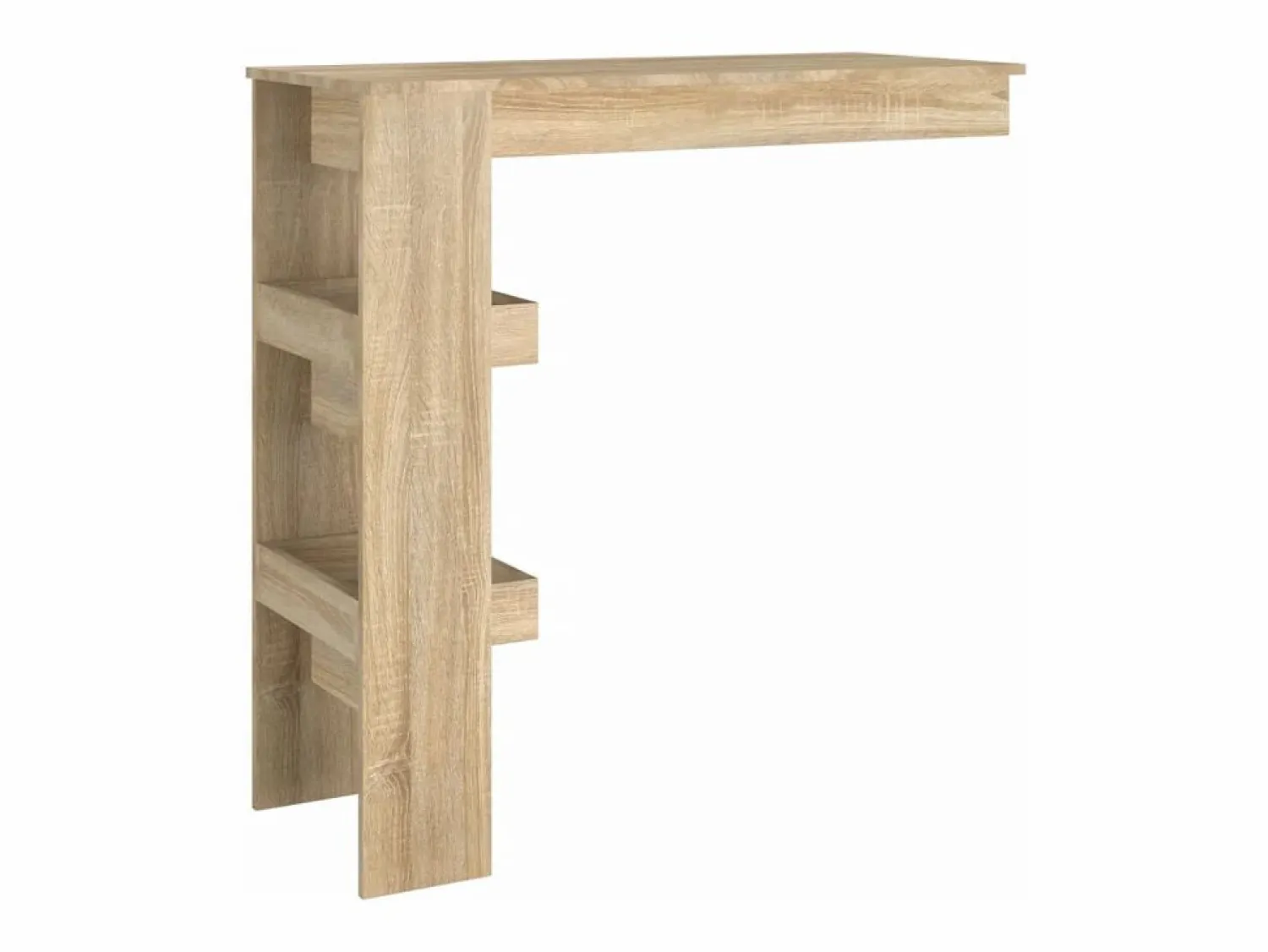 Clicnbuy Mesa de bar de pared contrachapada roble Sonoma 102x45x103,5cm