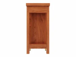 Sale Mesa de bar giratoria con puerta de ratán y estante abierto - Mesa de comedor de madera - Marrón - 107 x 40 x 71,4 cm Mueble Bar