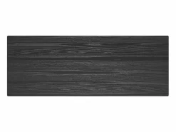Best Rendez-Vous Déco Mesa de bar rectangular para 4 personas en madera negra 120 cm - Buvette Negro
