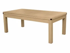 Outlet Rendez-Vous Déco Mesa de billar convertible madera clara alfombra claro - Eddie Azul