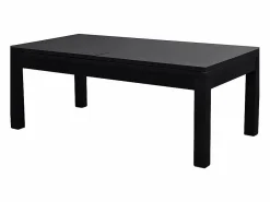 Discount Mesa de billar convertible negra con alfombra - Eddie Billar