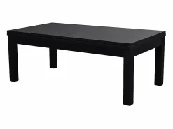 Clearance Mesa de billar convertible negra con alfombra - Eddie Billar
