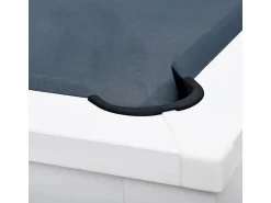 Discount Rendez-Vous Déco Mesa de billar convertible blanca con alfombra - Eddie Gris