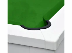 Rendez-Vous Déco Mesa de billar convertible blanca con alfombra - Eddie