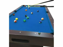 Clearance ELITESHOPPING Mesa de Billar de 7 pies completo con accesorios – Iron Blue Azul
