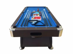 Sale Mesa de billar de 8 pies con banco de almacenamiento – Viper Blue Billar