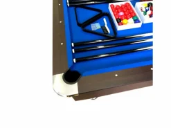 Sale Mesa de billar de 8 pies con banco de almacenamiento – Viper Blue Billar