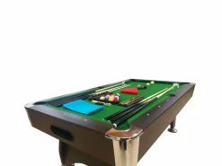 ELITESHOPPING Mesa de Billar de 7 pies completo con accesorios – Iron Green
