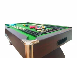 New ELITESHOPPING Mesa de billar moderna de 7 pies completa con accesorios – Cronos Verde