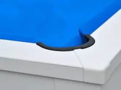 Discount Vente-unique Mesa de billar transformable en mesa de cenar SNOOKER Azul / Blanco