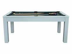 Discount Mesa de billar y ping-pong convertible, blanca, L182 x A102 x A80 cm, HENK Billar