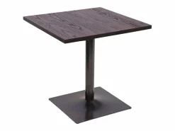 Best MCW Mesa de bistró -H10, marrón oscuro Negro / Marru00f3n