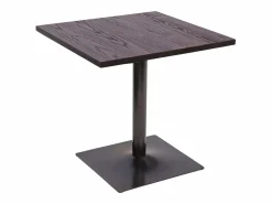 Best MCW Mesa de bistró -H10, marrón oscuro Negro / Marru00f3n