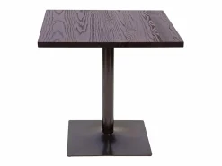 Best MCW Mesa de bistró -H10, marrón oscuro Negro / Marru00f3n