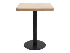 Best Clicnbuy Mesa de bistró MDF marrón claro 60x60 cm Marru00f3n