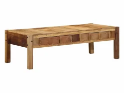 Outlet Mesa de Café Marrón 110 x 55 x 35 cm Madera maciza recuperada Mesa De Centro