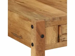 Outlet Mesa de Café Marrón 110 x 55 x 35 cm Madera maciza recuperada Mesa De Centro
