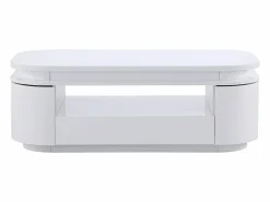 Best Mesa de centro 4 puertas y 1 cajón con LEDs - MDF - Color: lacado - VANDANA Mesa De Centro