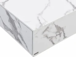Hot Mesa de centro con 2 cajones en MDF - Efecto mármol - ANTRIM by Pascal Morabito Mesa De Centro