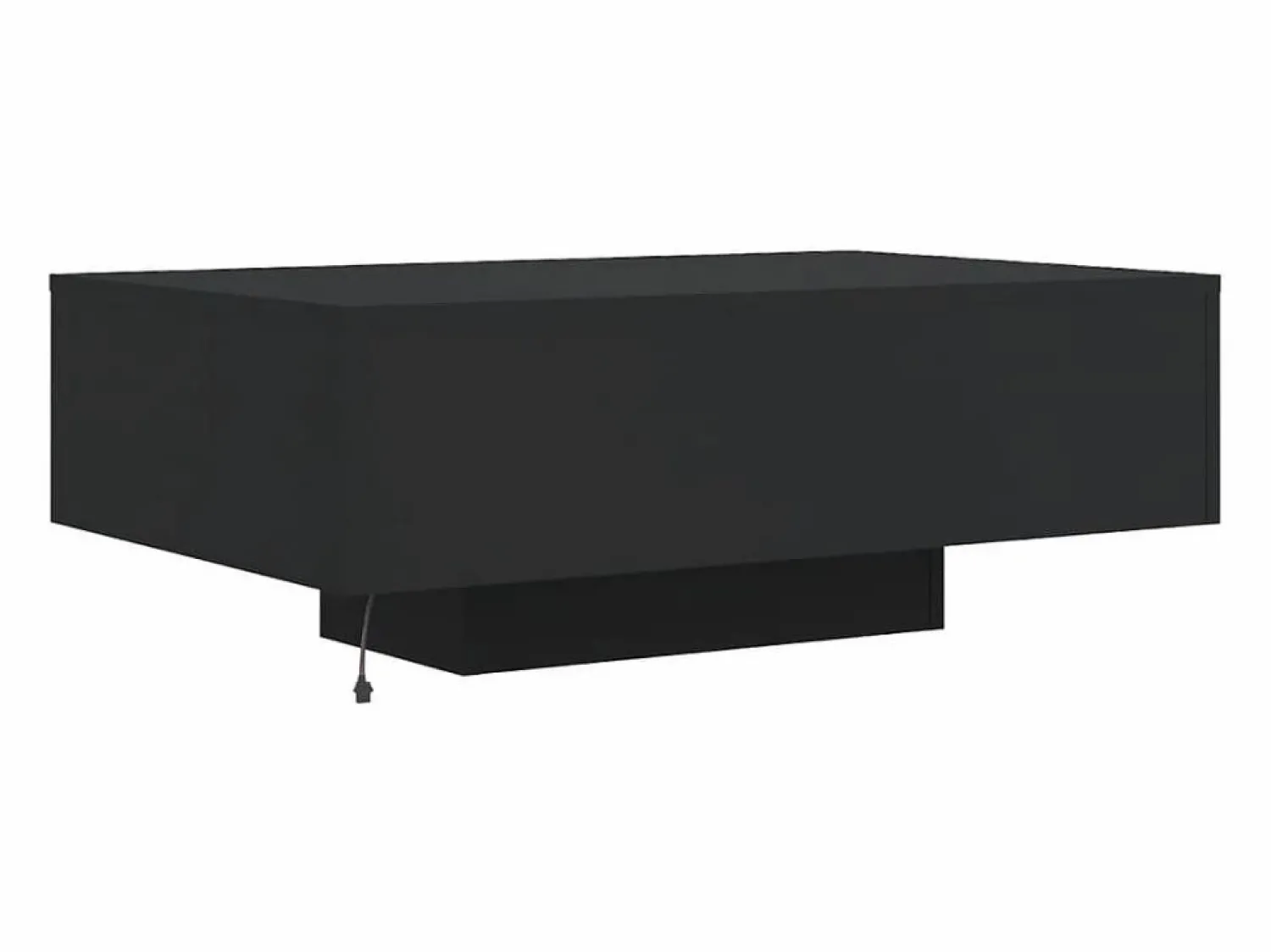 Mesa de centro con luces LED 85x55x31 cm Mesa De Centro