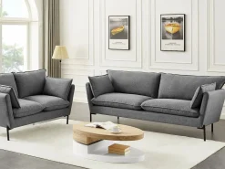 Clearance Vente-unique Mesa de centro con tablero pivotante - MDF - Natural y blanco VITALY Color natural claro / Blanco