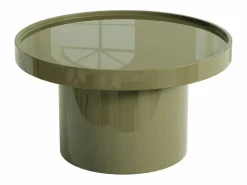 Sale Mesa de centro de MDF - Verde lacado - SYBEVA Mesa De Centro