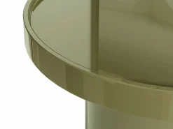 Sale Mesa de centro de MDF - Verde lacado - SYBEVA Mesa De Centro