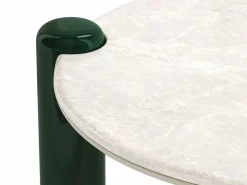 Mesa de centro de mármol y MDF - y verde - NARODI Mesa De Centro