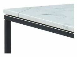 Hot Mesa de centro design ARETHA - Mármol y metal - Bicolor Mesa De Centro