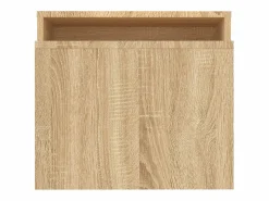 vidaxl Mesa de centro madera contrachapada color roble 100x48x40 cm