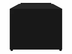New Clicnbuy Mesa de centro madera contrachapada 90x45x35 cm Negro