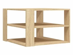Best Mesa de centro madera de ingeniería roble Sonoma 58x58x40cm Mesa De Centro
