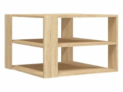 Best Mesa de centro madera de ingeniería roble Sonoma 58x58x40cm Mesa De Centro