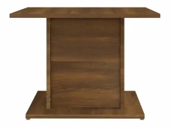 Clicnbuy Mesa de centro madera ingeniería marrón roble 55,5x55,5x40 cm
