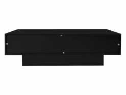 Outlet Mesa de centro moderna lacada de alto brillo con iluminación LED y 2 cajones - Mesa De Centro