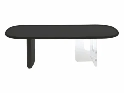 Outlet Vente-unique Mesa de centro rectangular de MDF y acrílico - - RASIA Negro