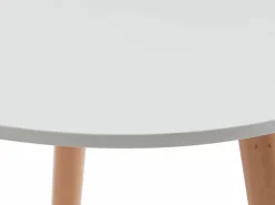 Discount Mesa de comedor 2 comensales de MDF y haya - - ROLENA Mesa De Comedor