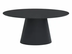 Hot Vente-unique Mesa de comedor 6 cubiertos de MDF - Natural claro - ANTELADA Negro
