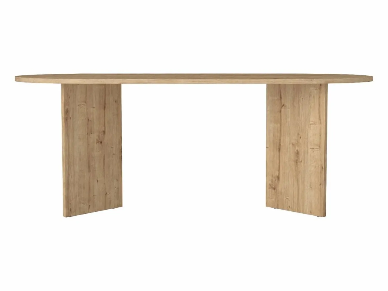 Best Mesa de comedor 8 personas - Natural claro - TOPANIA Mesa De Comedor