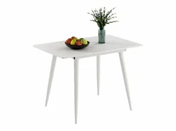 Vicco Mesa de comedor 80x70x75 beaver Blanco