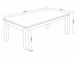 Clearance Vente-unique Mesa de comedor convertible en mesa de billar y ping pong - Negro - 180 cm de ancho - SOUSA Negro / Azul