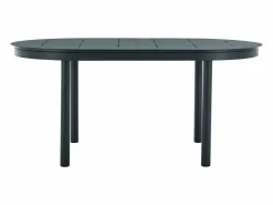 Sale Mesa de comedor de jardín de aluminio para 4 personas - Antracita - LOTTYS de Comedores De Jardín