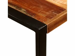 Best vidaxl Mesa de comedor de madera maciza reciclada 180 cm Multicolor
