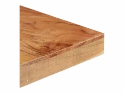 Online Mesa de comedor de madera maciza de acacia 160x80x76 cm Mesa De Comedor